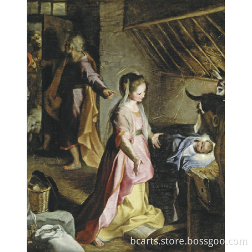 Custom Design Mother and Child Oil Painting of Famous Artist